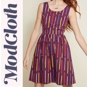 ModCloth • Optimistic Sleeveless Dress Pencils